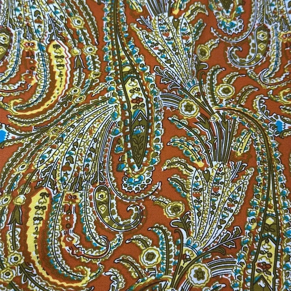 Cartonnier by Anthropologie Persimmon Paisley Cropped Pants Size 2 - Picture 10 of 10